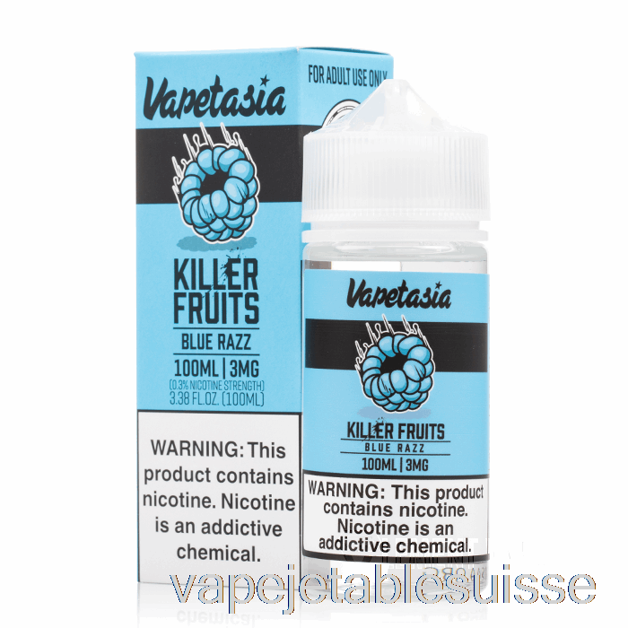 Vape Suisse Blue Razz - Vapetasia - 100ml 6mg